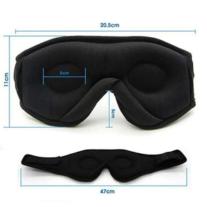 Sleep Mask with Built-in Flat Cushion Headphones for Comfortable Audio Sleep, Ideal for Listening to Stories & Relaxing Music Without Ear Pain from AirPods
